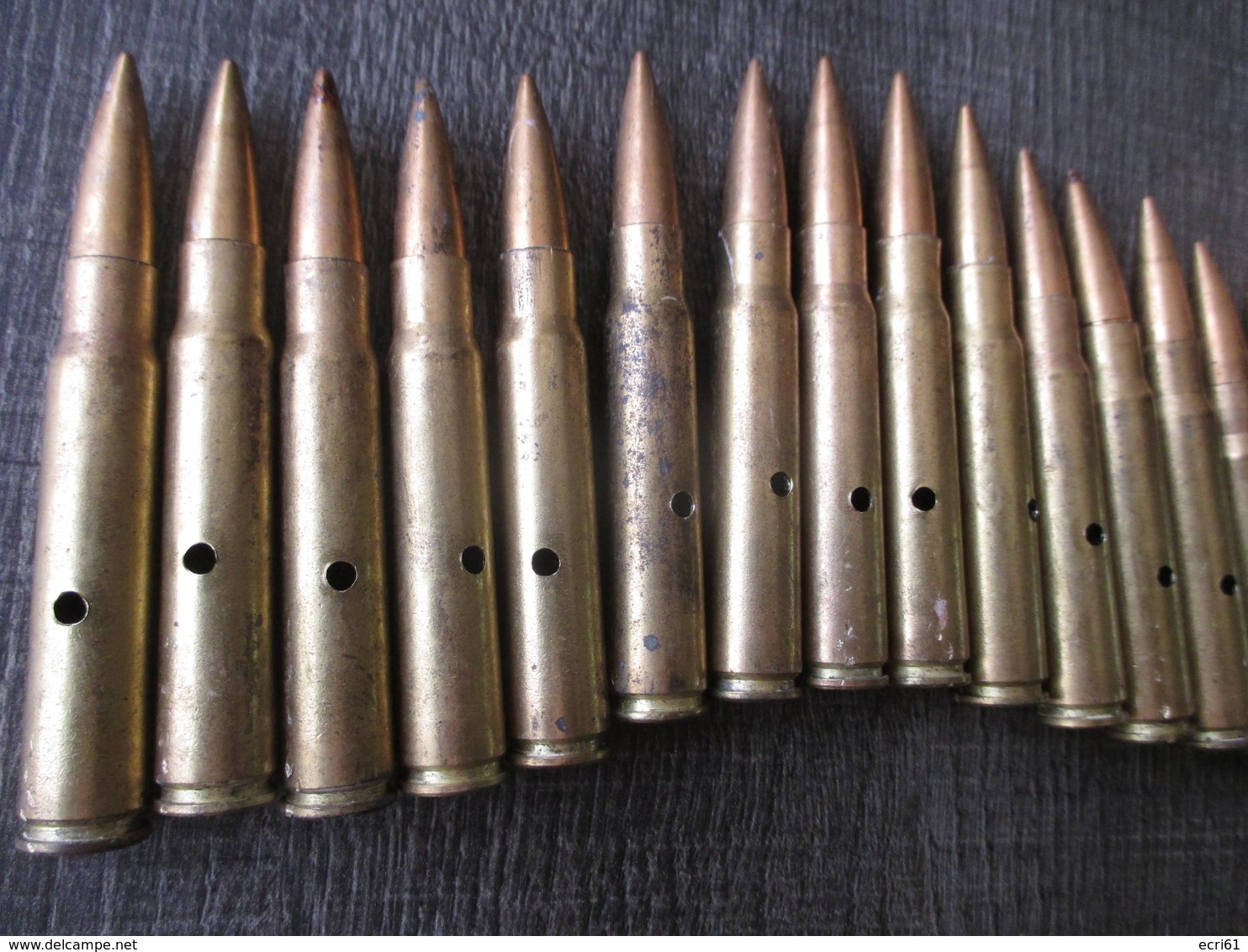 Boite Complète15 Cartouches 7,92  Mauser  Neutralisées 1938 - Armes Neutralisées