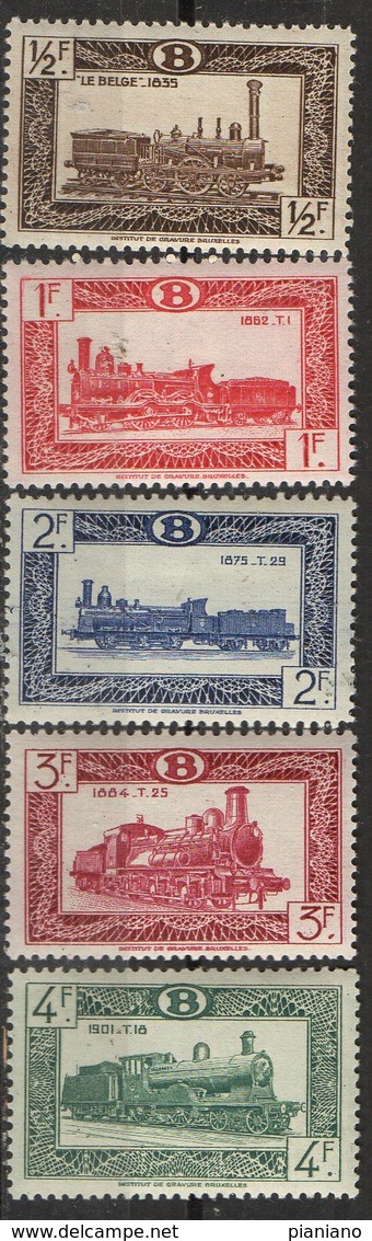 PIA - BEL -  1949-52 -  Francobolli Per Pacchi Postali - Locomotive Diverse  -  (Yv Pacchi  304-21) - Reisgoedzegels [BA]