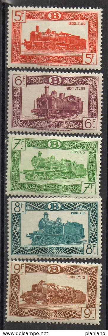 PIA - BEL -  1949-52 -  Francobolli Per Pacchi Postali - Locomotive Diverse  -  (Yv Pacchi  304-21) - Bagages [BA]