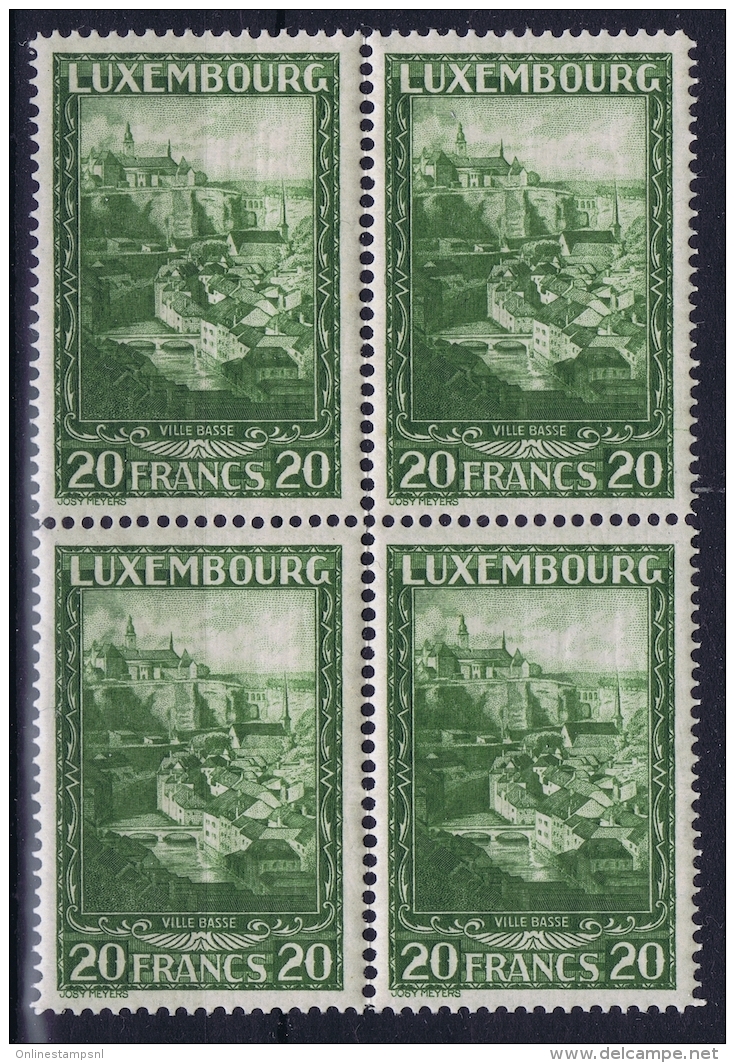 Luxembourg : Mi Nr 238  As Four Block  Postfrisch/neuf Sans Charniere /MNH/** 1931 - Unused Stamps