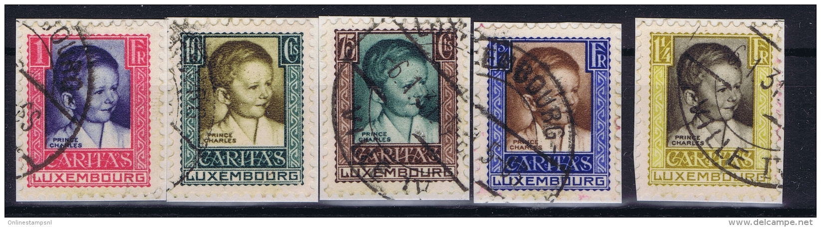 Luxembourg : Mi Nr 227 - 231 1930 Obl./Gestempelt/used - Usados