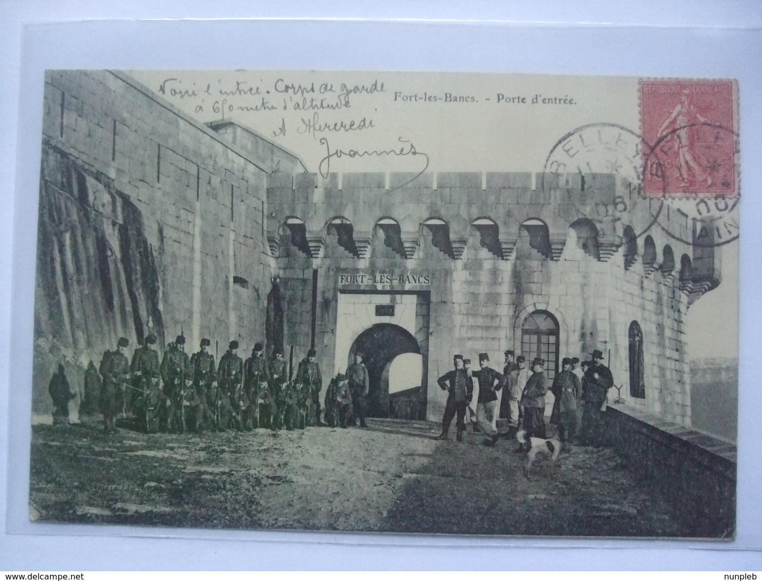 France - Ain - Fort Les Bancs - Porte Entree 1906 - Barracks