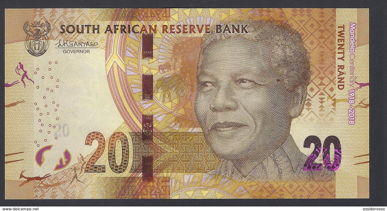 South Africa - 20 Rand - Mandela Centenary 1918-2018 - SC 3487059 B - MSPL/SPL - South Africa