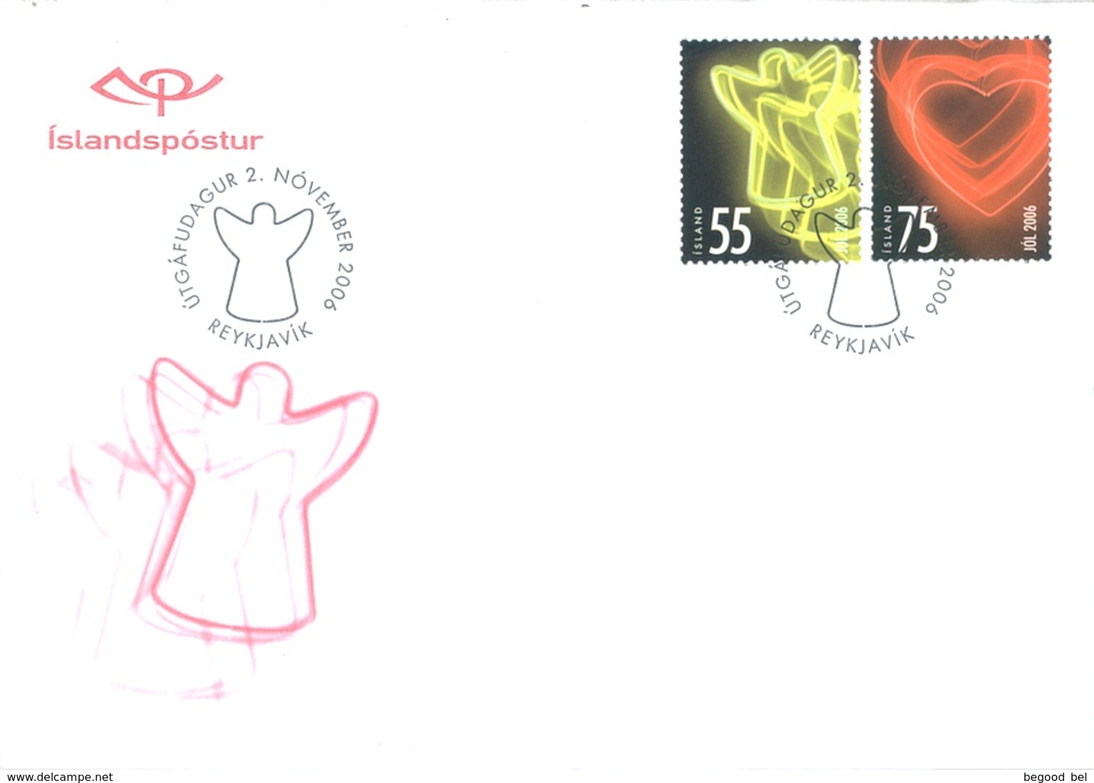 ISLAND  - FDC - YEAR 2006 COMPLETE SET 17 FDC's - Lot 17766 - QUOTATION  MICHEL 94.00 EUR