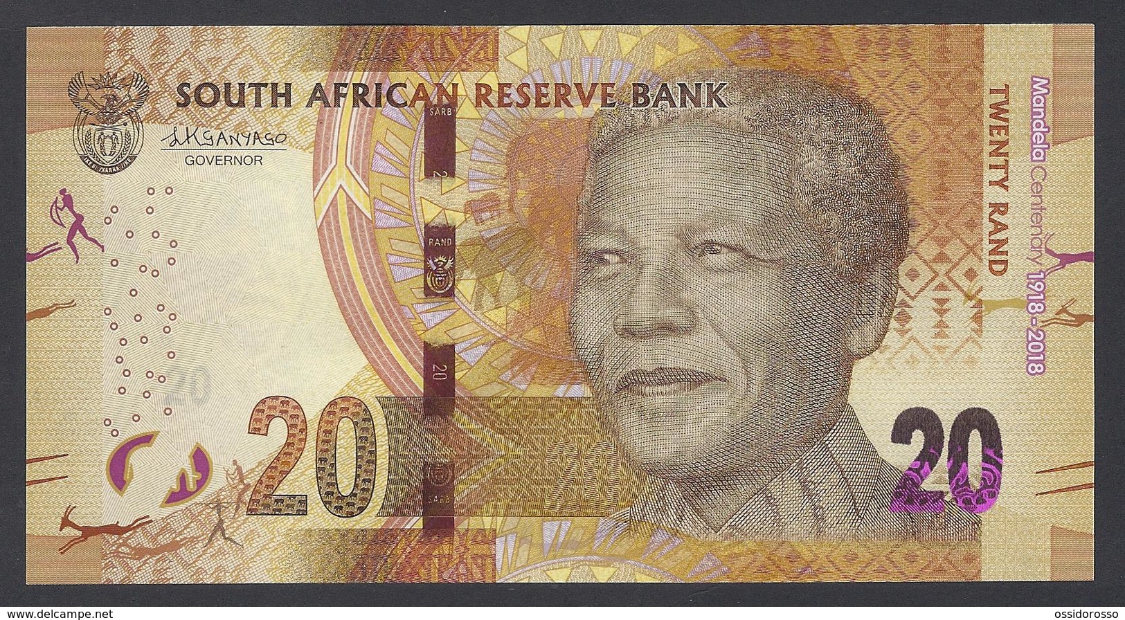 South Africa - 20 Rand - Mandela Centenary 1918-2018 - SD 7562015 B - - - MSPL/SPL - Sudafrica