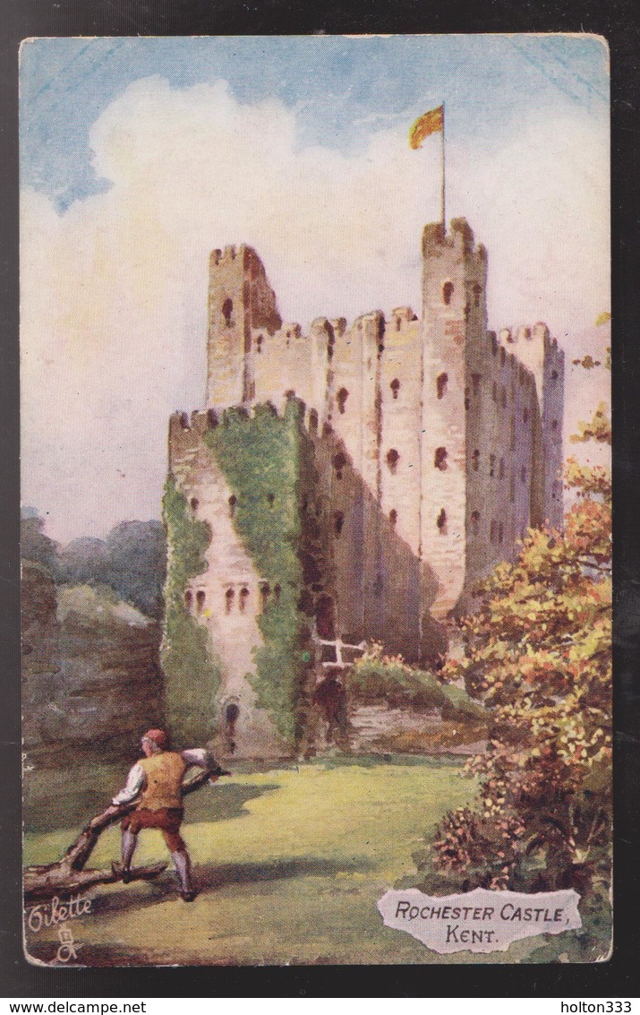 Rochester Castle, Kent, England - Unused - Corner Wear - Rochester