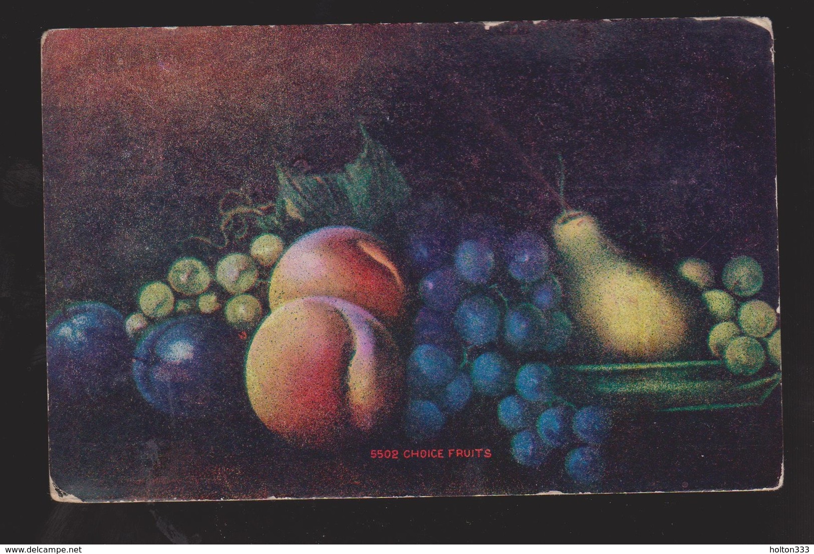 Painting Of Fruit - Used In Canada 1909 -  Corner & Edge Wear - Paintings