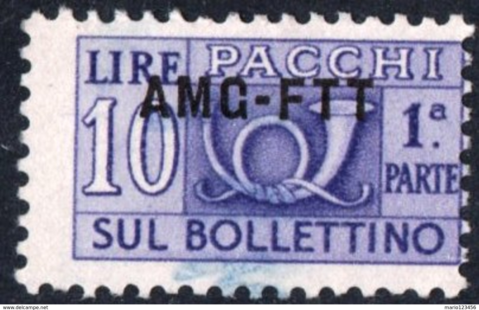 TRIESTE, ZONA A, ITALIA, ITALY, PACCHI POSTALI, PARCEL POST, 1949, FRANCOBOLLO USATO Michel PK18   Scott Q18 - Postpaketen/concessie