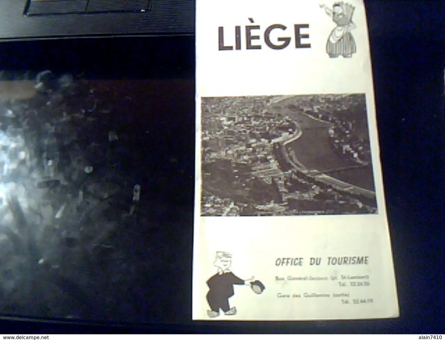 Depliant  Touristique Ancien De Liege  Belgique  Annee 1959 - Dépliants Turistici