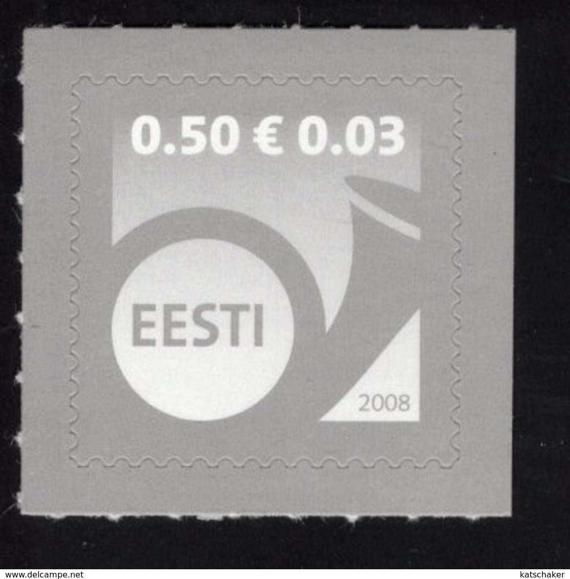 614148940 ESTLAND ESTONIA 2008 ** MNH  SCOTT 600 POSTHORN - Estonie