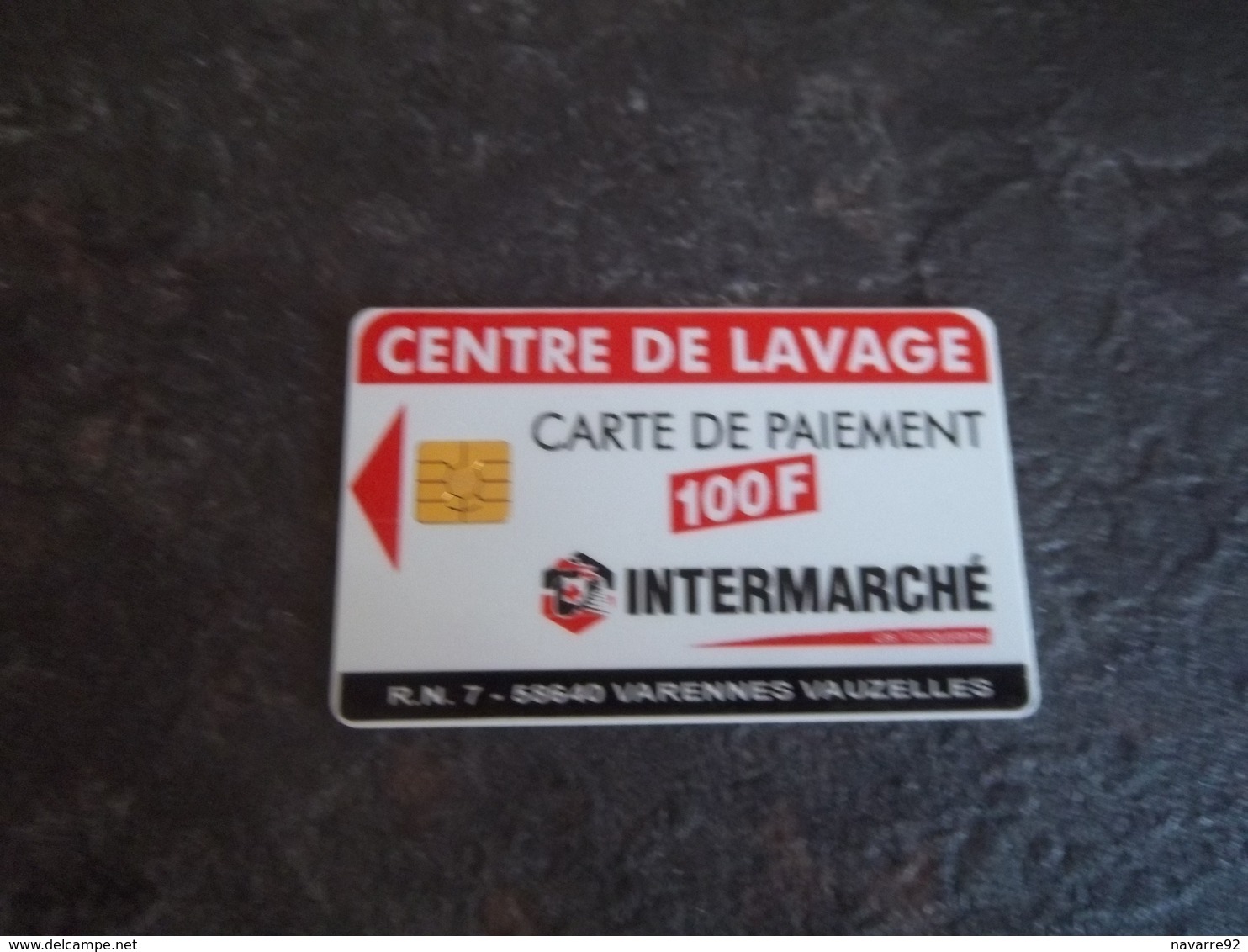 ANCIENNE CARTE A PUCE LAVAGE INTERMARCHE B.E !!! - Lavage Auto