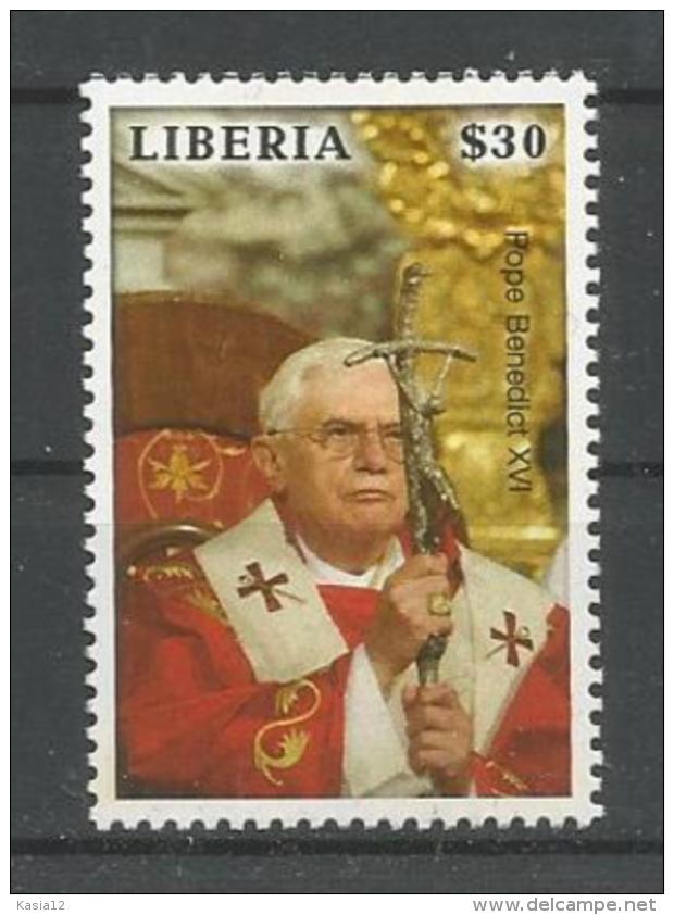 A01849)Benedikt XVI., Liberia 5276** - Papes