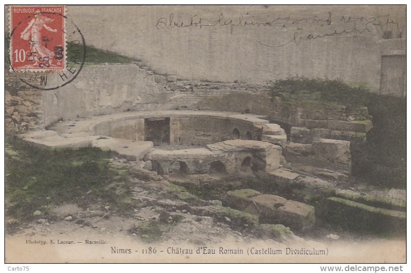 Bâtiments Et Architecture - Château D'eau - Nïmes - Archéologie Rome - 1903 - Watertorens & Windturbines