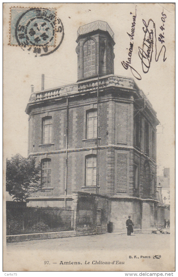 Bâtiments Et Architecture - Château D'eau - Amiens - 1905 - Water Towers & Wind Turbines