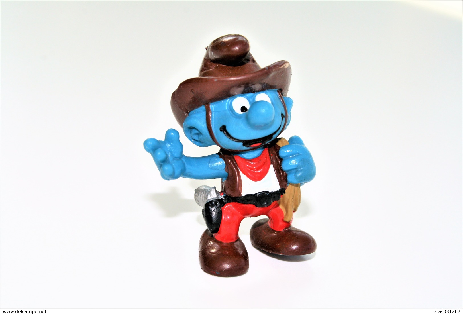 Smurfs Nr 20122#3 - *** - Stroumph - Smurf - Schleich - Peyo - Cowboy - Schtroumpfs