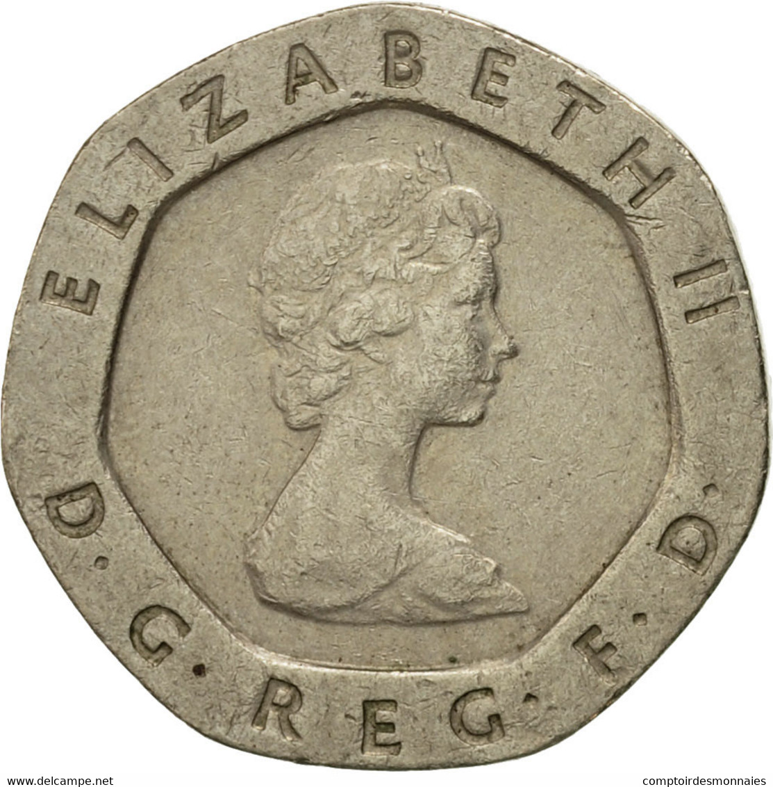 Monnaie, Grande-Bretagne, Elizabeth II, 20 Pence, 1983, TB+, Copper-nickel - 20 Pence