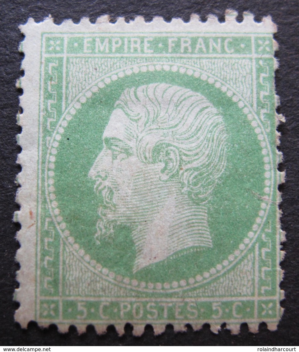 OE/288 - NAPOLEON III N°20 NEUF*/(*) Petite Fente - Cote : 100,00 € - 1862 Napoléon III