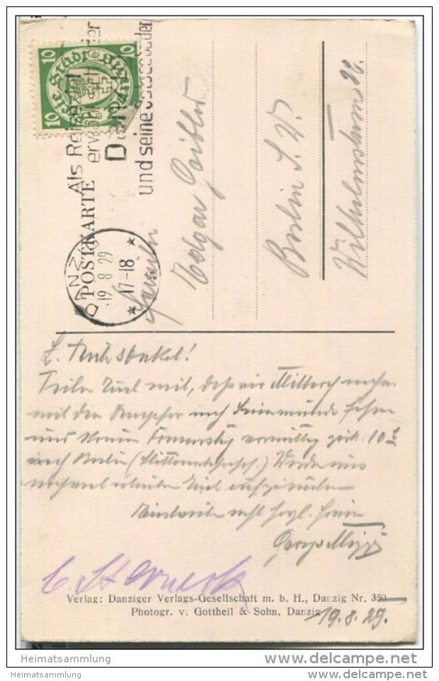 Danzig - Radauneinsel - Müllergewerkshaus - Danzig