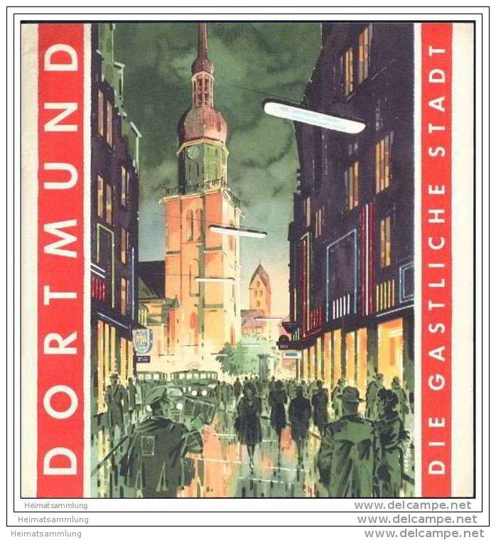 Dortmund 1954 - 36 Seiten Mit 32 Abbildungen - Illustrationen Von Karl Schiller - Renanie Of North West Westphalie