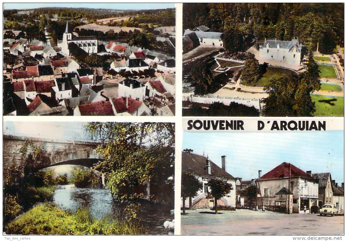 58 - Arquian - Souvenir D'Arquian (multivues Aériennes) - Autres & Non Classés