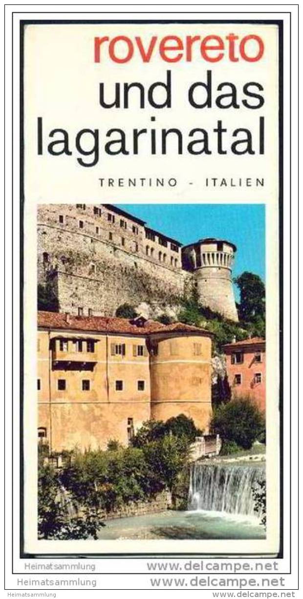 Rovereto Und Das Lagarinatal 1970 - 40 Seiten Mit über 50 Abbildungen - Italy