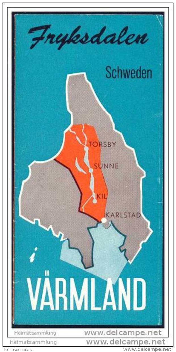 Schweden - Värmland 1964 - Faltblatt Mit 5 Abbildungen - Schweden