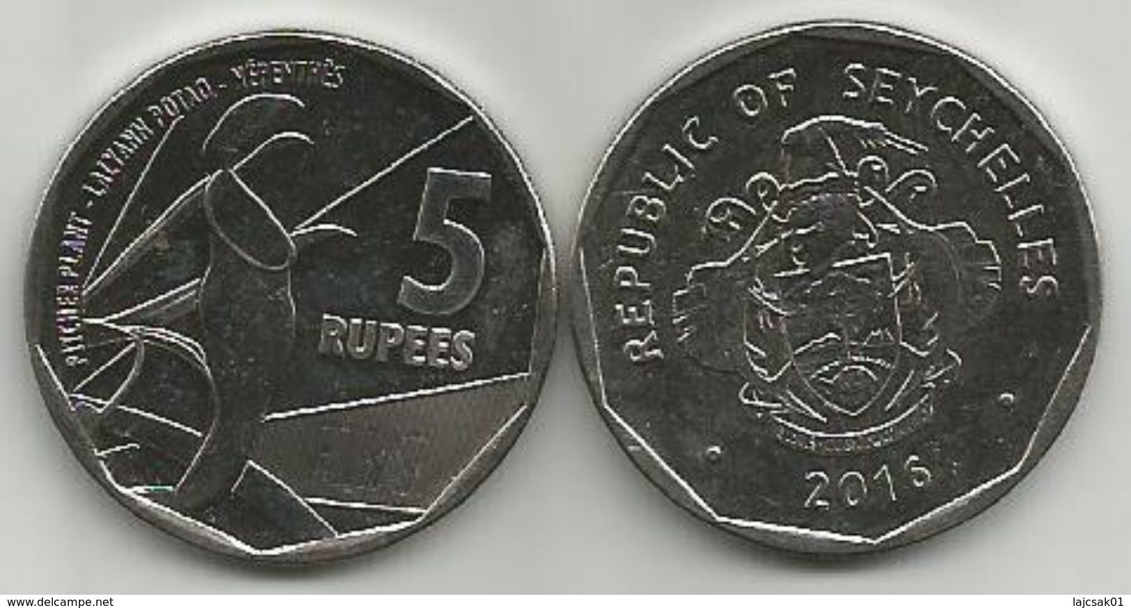 Seychelles 5 Rupees 2016. UNC - Seychelles