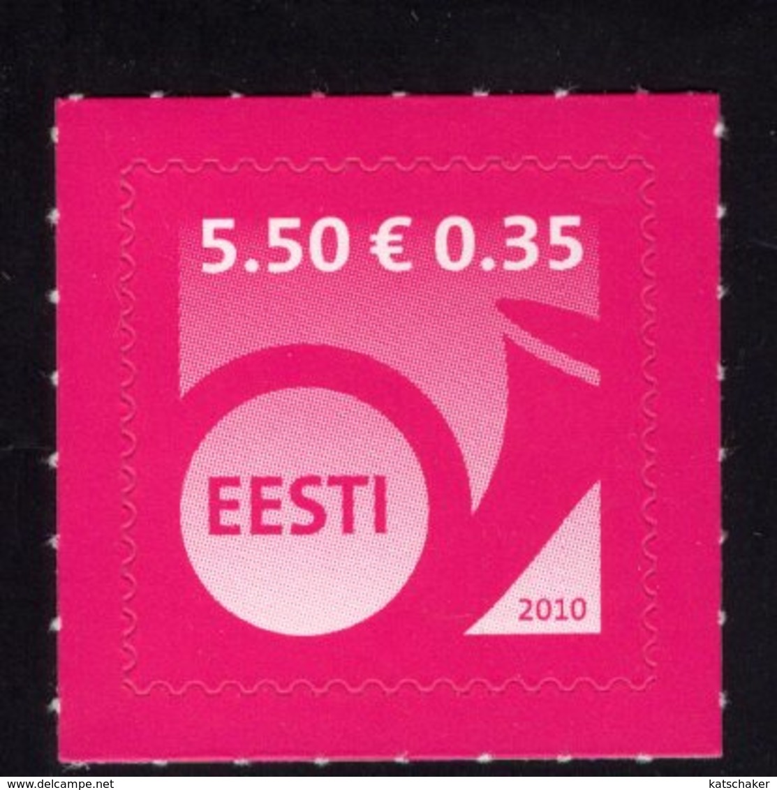 614176387 ESTLAND ESTONIA 2010 ** MNH  SCOTT 638 POSTHORN - Estonie