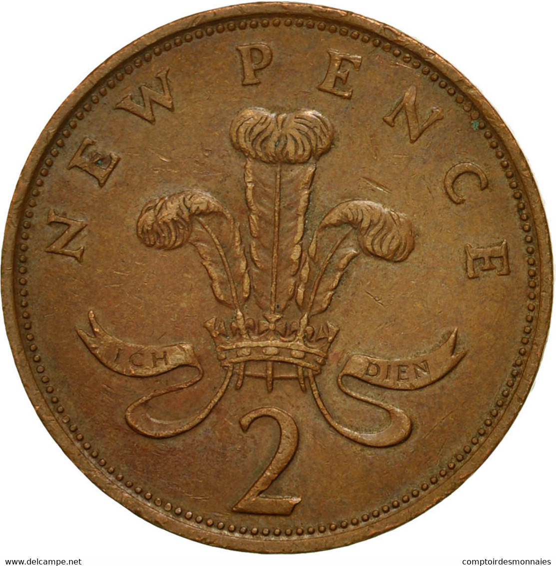 Monnaie, Grande-Bretagne, Elizabeth II, 2 New Pence, 1979, TB+, Bronze, KM:916 - 2 Pence & 2 New Pence
