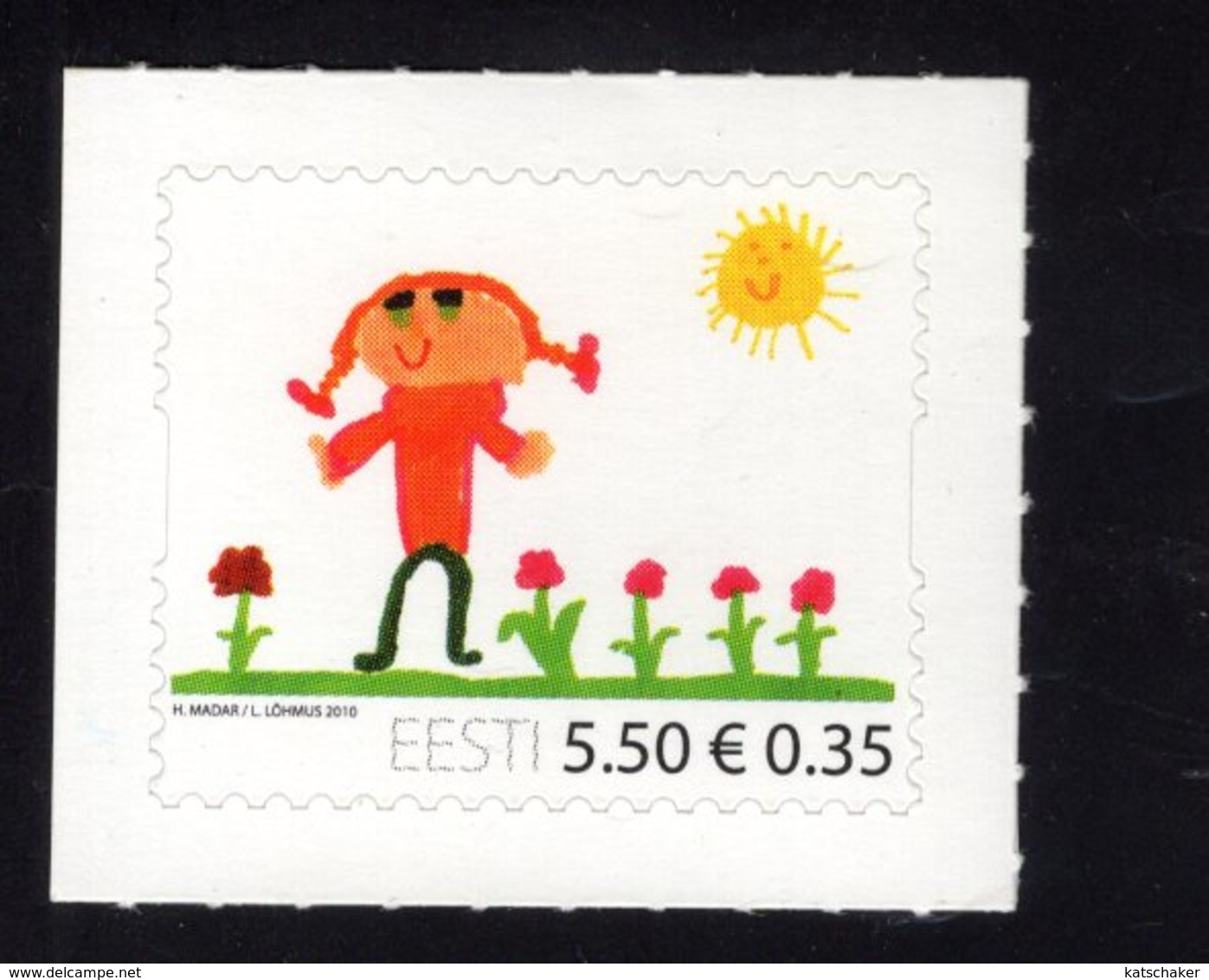 614178319 ESTLAND ESTONIA 2010 ** MNH  SCOTT 647 INTL CHILDREN S DAY - Estonie