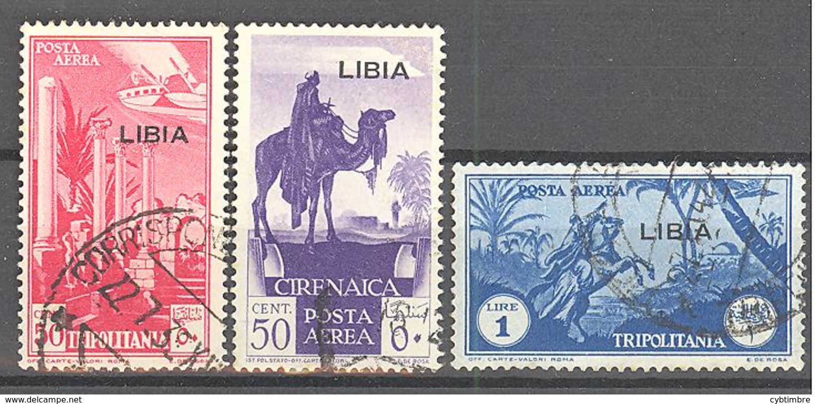 Libye: Yvert N° A 3/5;  Cote 2.40€ - Libia