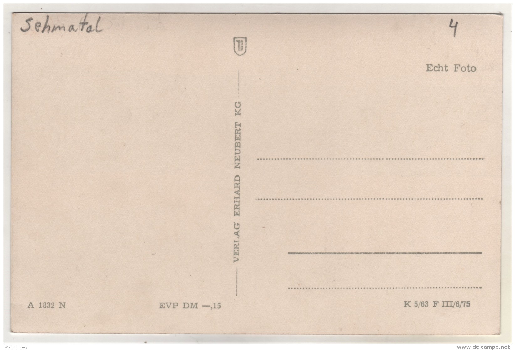 Sehmatal Neudorf - S/w Mehrbildkarte 3 - Sehmatal