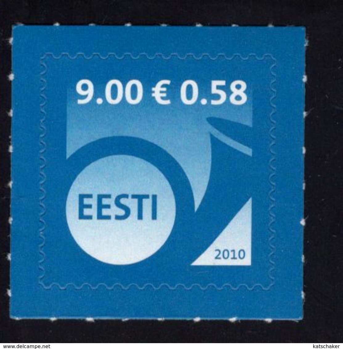 614182492 ESTLAND ESTONIA 2010 ** MNH  SCOTT 634 POSTHORN - Estonie