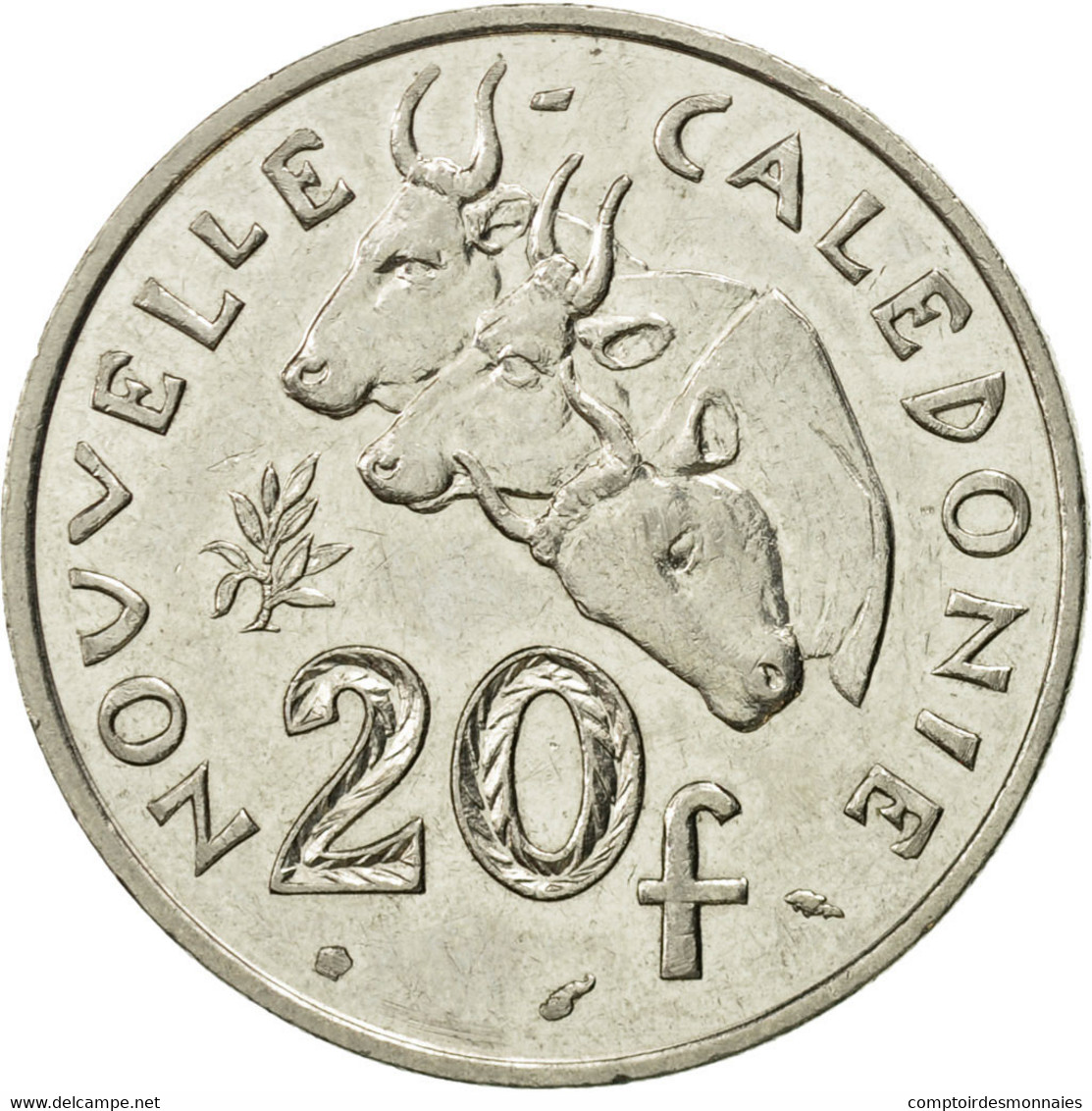 Monnaie, Nouvelle-Calédonie, 20 Francs, 1992, Paris, TTB, Nickel, KM:12 - Nieuw-Caledonië