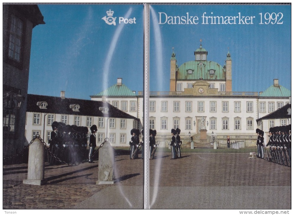 Denmark, 1992 Yearset, Mint In Folder, 3 Scans. - Full Years