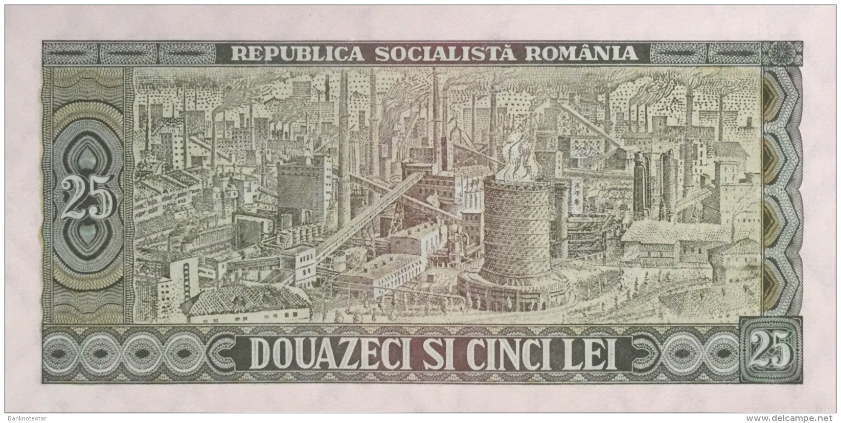 Romania 25 Lei, P-95a (1966) - UNC - Rumänien