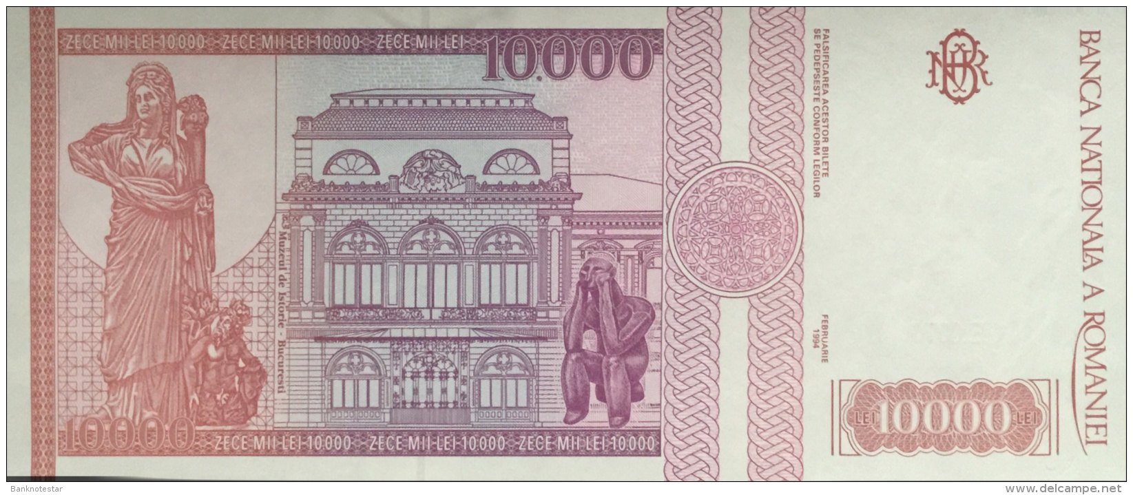 Romania 10.000 Lei, P-105 (1994) - UNC - Rumänien