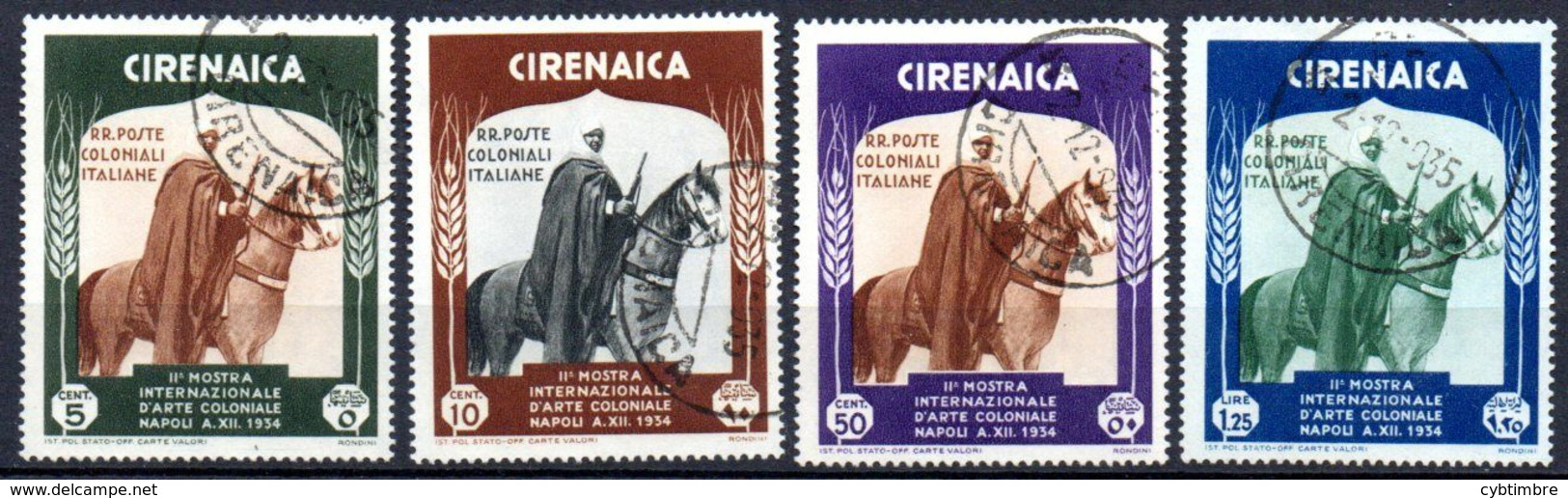 Cyrenaique: Yvert N° 92/97°;   4 Valeurs - Cirenaica