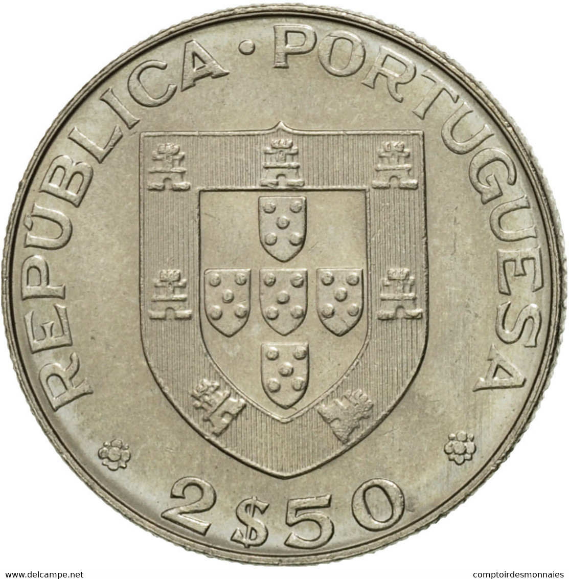 Monnaie, Portugal, 2-1/2 Escudos, 1982, Lisbonne, TTB, Copper-nickel, KM:613 - Portugal