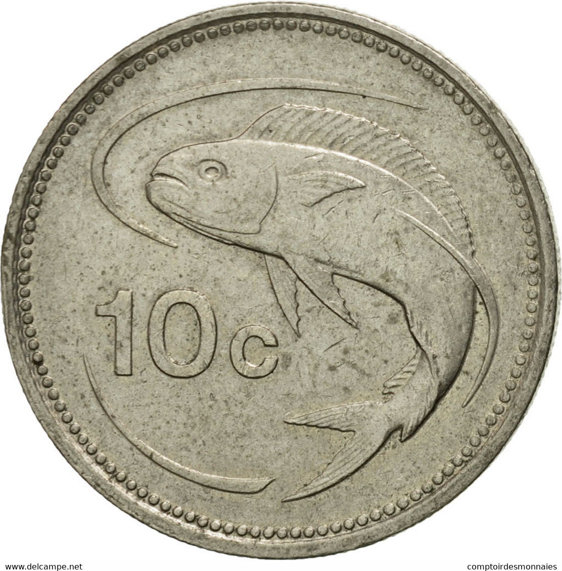 Monnaie, Malte, 10 Cents, 1986, British Royal Mint, TTB, Copper-nickel, KM:76 - Malte