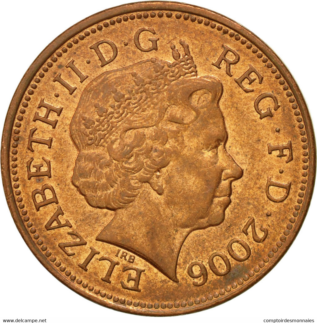 Monnaie, Grande-Bretagne, Elizabeth II, 2 Pence, 2006, TTB, Copper Plated Steel - 2 Pence & 2 New Pence