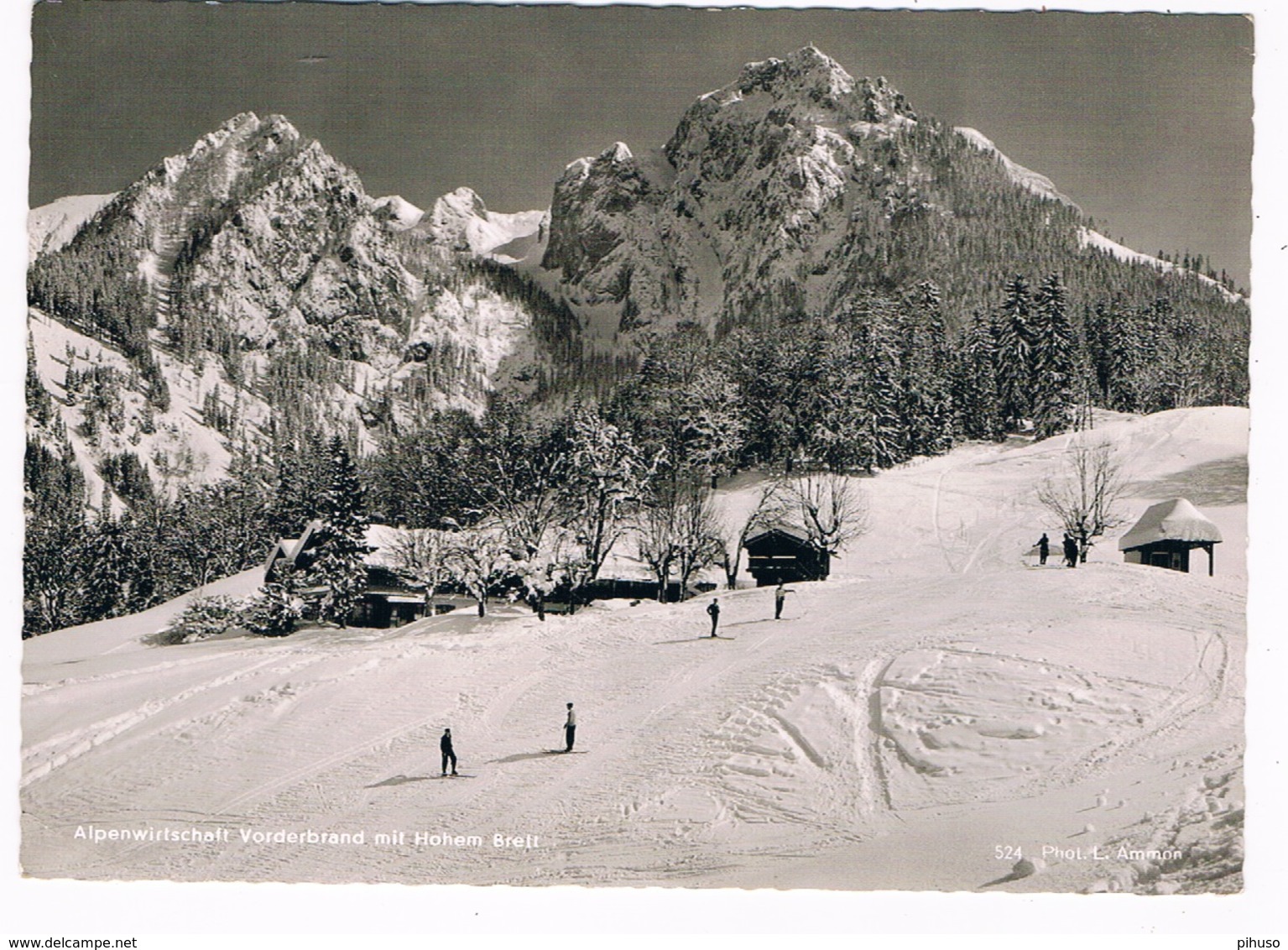 .D-8594   BERCHTESGADEN : Alpenwirtschaft Vorderbrand Mit Hohen Brett - Berchtesgaden