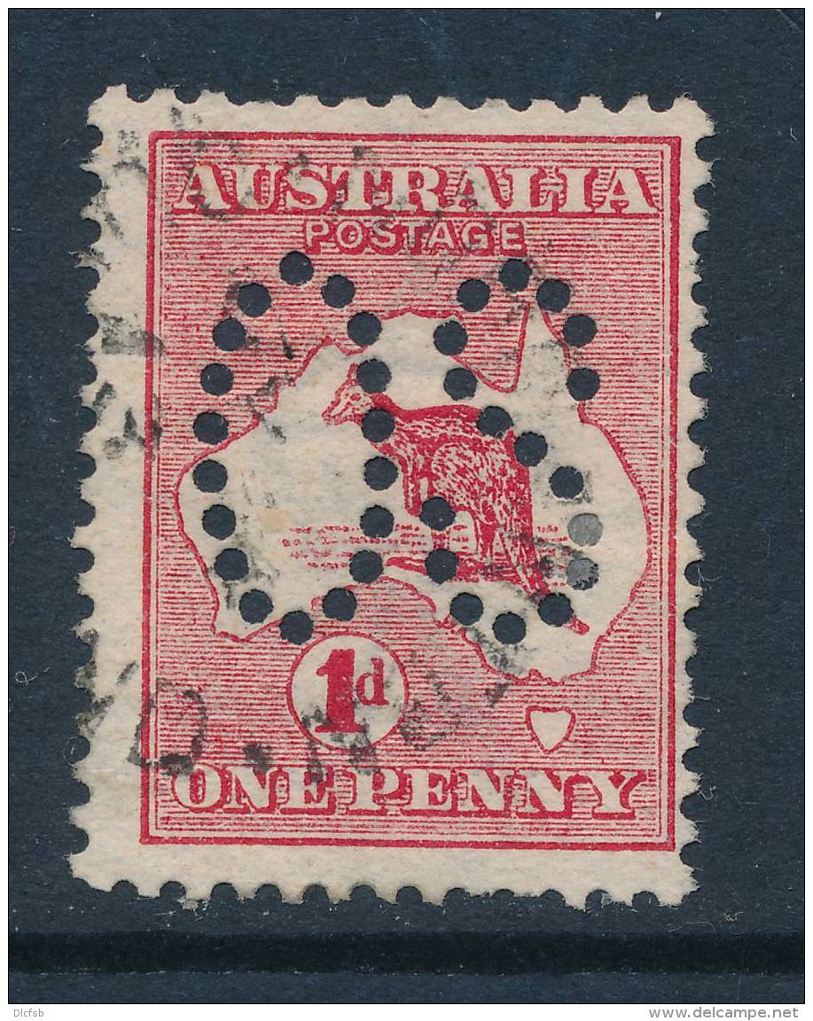 AUSTRALIA, 1913 OFFICIAL   1d (die II) (1st Wmk, Broad Crown A) VFU, Cat &pound;15 (N) - Dienstzegels