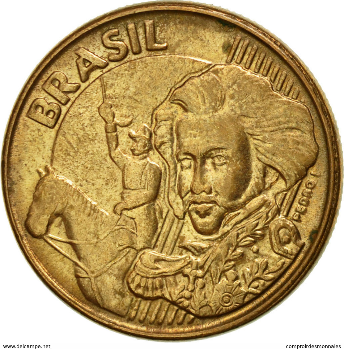 Monnaie, Brésil, 10 Centavos, 2009, TTB, Bronze Plated Steel, KM:649.2 - Brésil