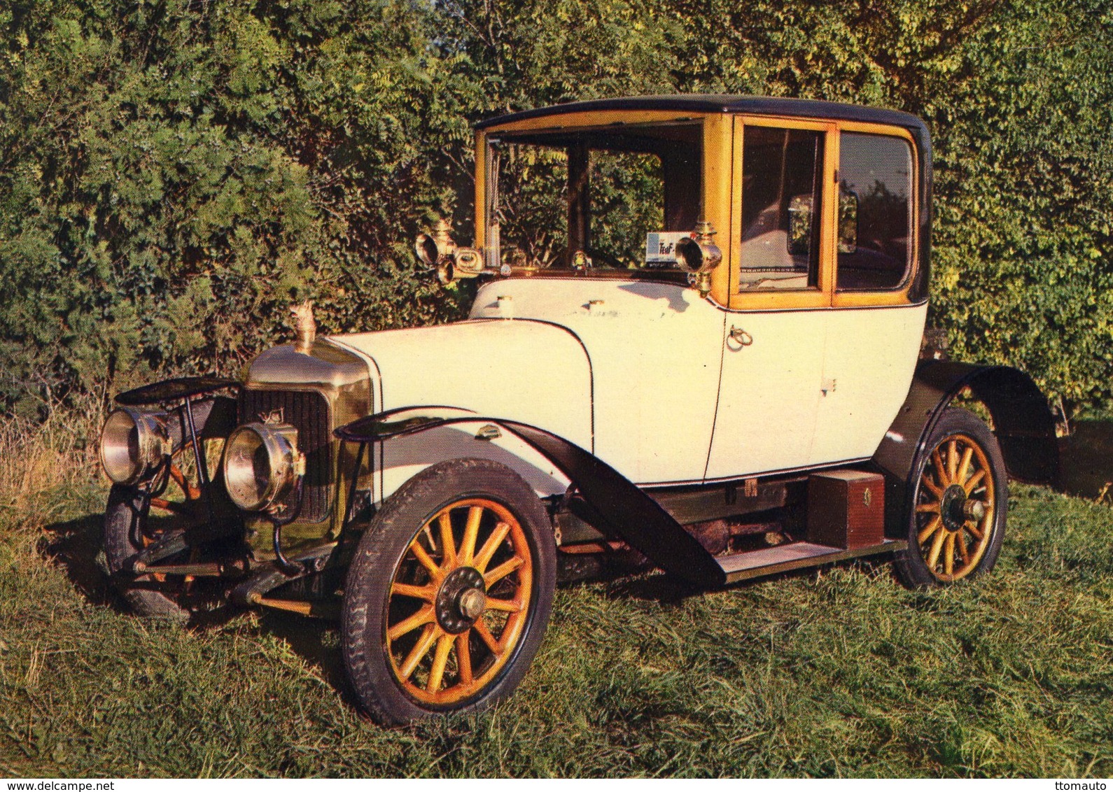 Berthaud-Moreau-Luxior Coupé Docteur  - 1913  -  Publicité Trophirès   -  Carte Postale - PKW