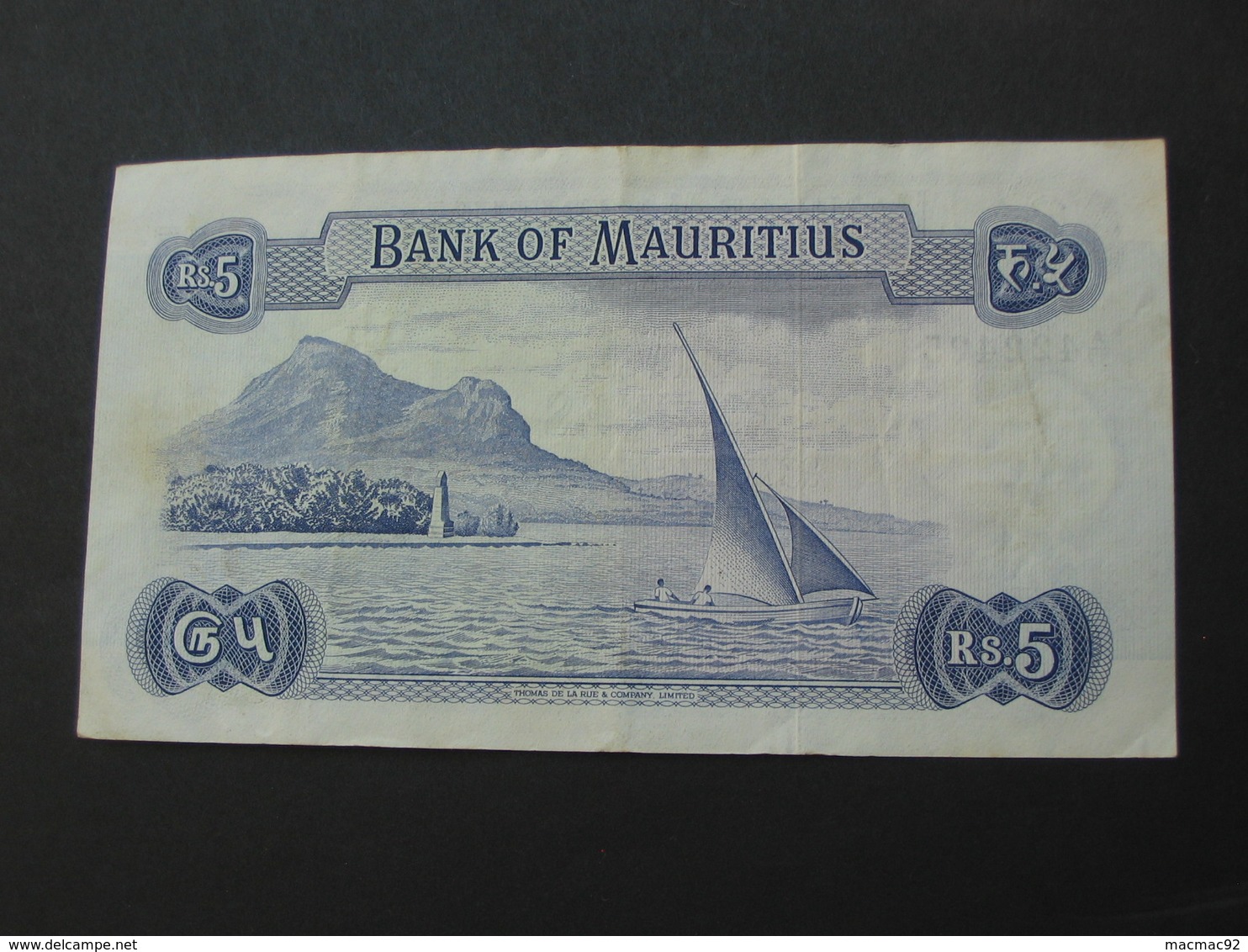 5 Five Rupees 1967 - ILE MAURICE - Bank Of Mauritius  **** EN ACHAT IMMEDIAT ***** - Maurice