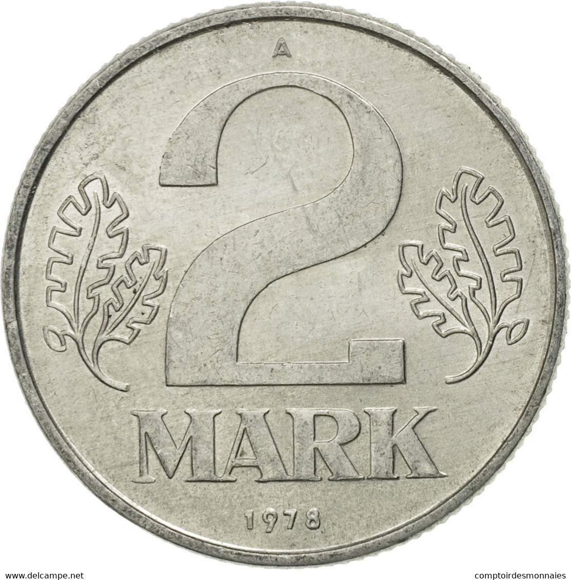 Monnaie, GERMAN-DEMOCRATIC REPUBLIC, 2 Mark, 1978, Berlin, TB+, Aluminium, KM:48 - 2 Marchi