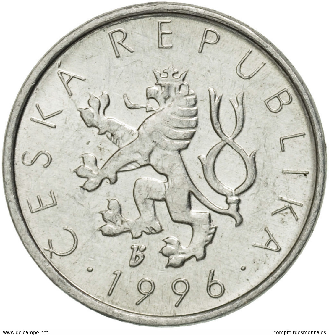 Monnaie, République Tchèque, 10 Haleru, 1996, TTB, Aluminium, KM:6 - Tchéquie