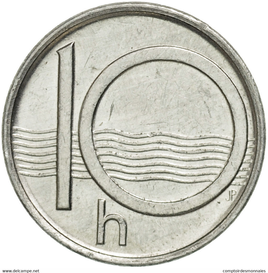 Monnaie, République Tchèque, 10 Haleru, 1996, TTB, Aluminium, KM:6 - Tchéquie