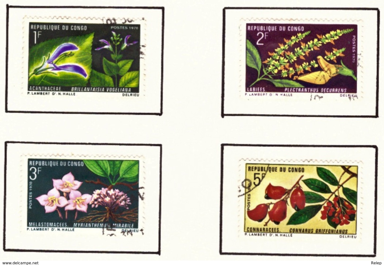 Congo Republique- 1970 Flora And Fauna ## Avec Charnière República Do Congo. - Autres & Non Classés